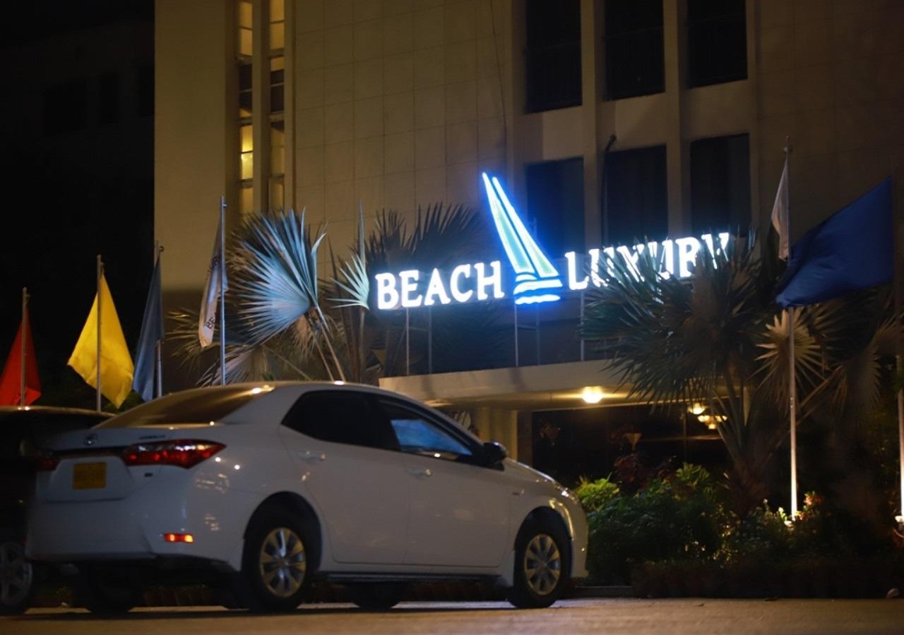 Beach Luxury Hotel Karatschi Exterior foto